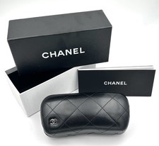 Chanel Brillenetui Schwarz Gesteppt, Made in Italy - inkl. Box & Papiere