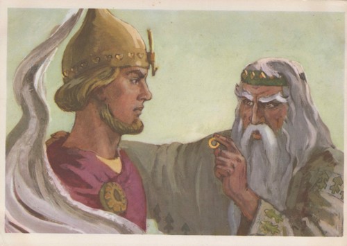 Udssr kunstpostkarte 1966 - kunstpostkarte,
