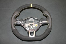 VW GOLF 6 GTI PERFORIERT/ALCANTARA 12UHR GELB LENKRAD NEUBEZIEHEN NEU BEZIEHEN