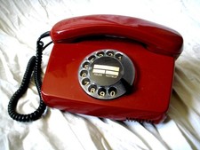 Telefon roter Tischapparat