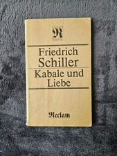 Friedrich Schiller: Kabale und Liebe. Reclam-Verlag 1988 Taschenbuch