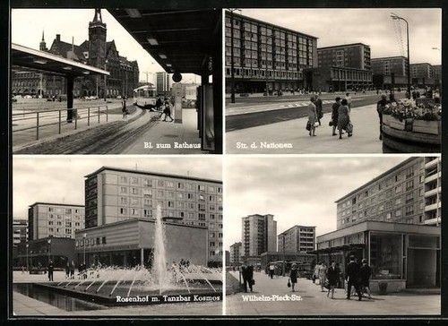 Karl marx stadt rosenhof - ak,