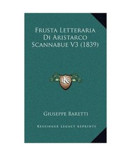 Frusta Letteraria Di Aristarco