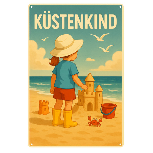 Küstenkind sandburg meer - sandburg,