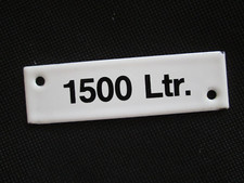 Emailschild  1500 Ltr. siehe Fotos