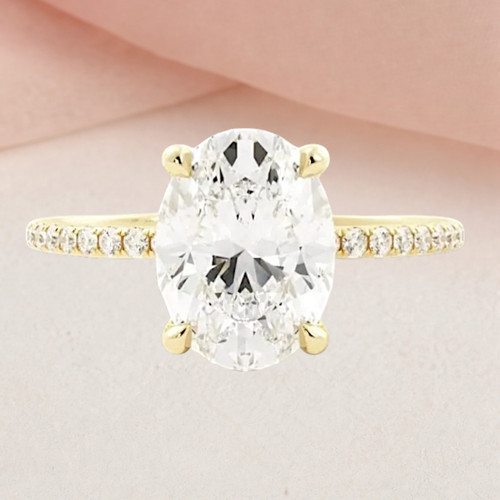 Ovalschliff diamant - 3,30,