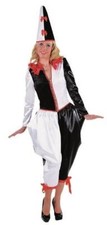 Clown Clownin Harlekin Kostüm
