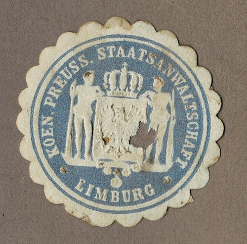 Siegelmarke preußen koen - siegelmarke,