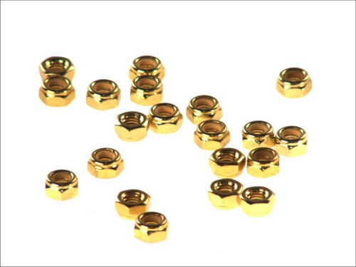 Mutternsatz aluminium gold - gold,