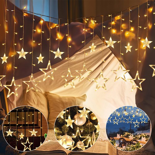 Lichterkette fenster vorhang - lichterkette,