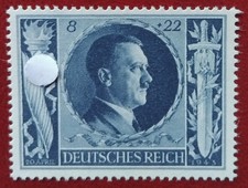 Briefmarke Deutsches Reich DR 54. Geburtstag Adolf Hitler Machtergreifung 1943 4