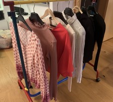 8-teiliges Bekleidungs-Paket Gr. XS Damen Mädchen  Langarm Oberteile