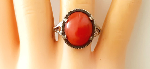 Silber ring koralle - ring, °
