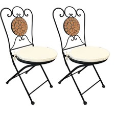 Edler Mosaik Klappstuhl