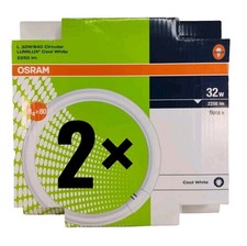 2x OSRAM Ring Leuchtstofflampe 32W 840 C Cool White 4P Circular Ringform 9000h  