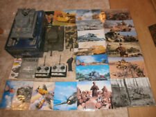 3 große alte Modell Panzer Tiger I bis 50cm mit Fernsteuerung + 19 Militärbilder