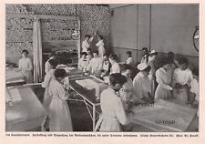 Sanitätsdepot - Herstellung Verpackung Verbandmaterial - 1WK - 1915 ~18x13cm