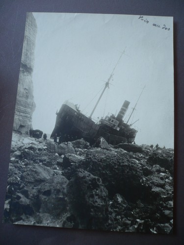 Originalfoto 1927 schiffbruch - ,