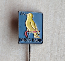 Vintage Metall ERRES Radio Logo Emblem Pin Anstecker Niederlande Stecknadel
