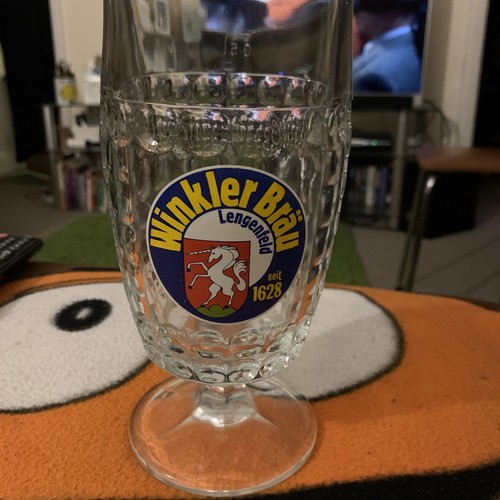 Vintage winkler brau bierglas - vintage,