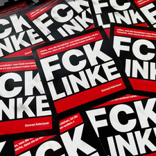 100x FCK Linke Aufkleber /