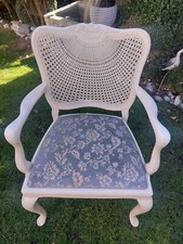 Stil garnitur massiv blau 6 Stühle und 1 Tisch antik Sitzgarnitur