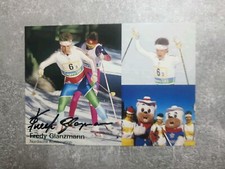 AK m.Orig.AG Fredy Glanzmann SUI Nordische Kombination 2.OS 88 - Team Rarität!