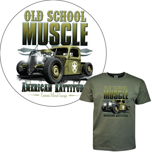 Musclecar shirt oldschool - musclecar,