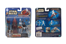 Hasbro Star Wars Clone Trooper with Speeder Bike Attack of the Clones Neu Ovp
