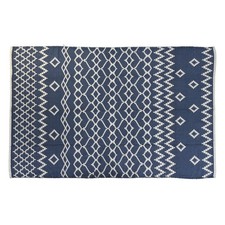 Teppich DKD Home Decor Blau