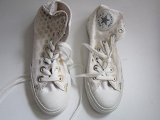 Converse Chucks High Top weiss Muster Punkte gelb Gr. 5,5 Gr. 36 neu ungetragen
