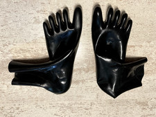 Latex Zehensocken schwarz Gr