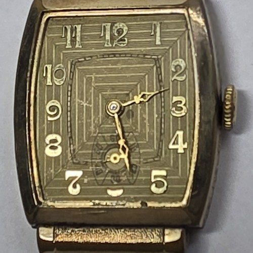 Uralte vergoldete armbanduhr - uralte,vergoldete,