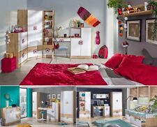 Jugendzimmer Kinderzimmer komplett NICKI Set C Eckschrank Regal Schreibtisch