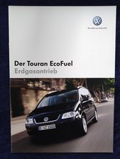 VW Touran EcoFuel Erdgasantrieb Prospekt 04.2006