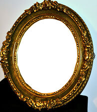 Spiegel, oval,ca. 1850, mit