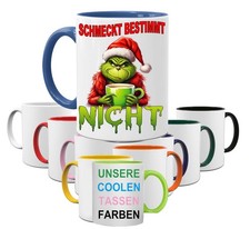 Grinch Schmeckt bestimmt nicht Kaffeetasse Tasse Teetasse Kakao Bürotasse