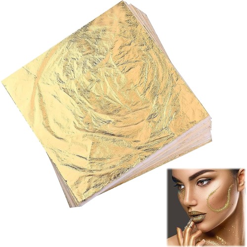 Blattgold 100 blatt - blatt, goldfolie