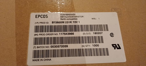 1000 stk smd - stk., varistor