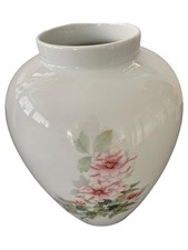 Rosenthal Vase Classic Rose Porzellan Weiß Blumenmuster Klassisch 22cm