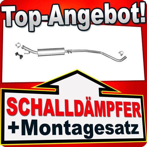 Mittelschalldämpfer für