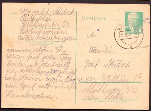 Stück ganzsachen aus - stück,