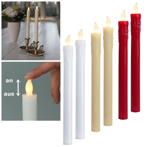 2er set led - 2er, stab-kerze