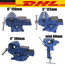 Schraubstock 60mm-200mm Spannweit,Werkbank Feststehend Parallelschraubstock 360°
