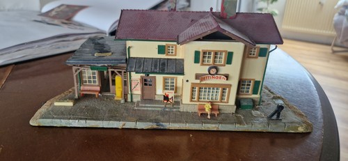 Modellbahn bahnhof dettingen - modellbahn,