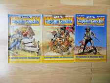 CAPTAIN CONCHO DER REBELL AUS TEXAS. 3 Hefte. Bd 60, 62 & 66. Bastei Erstausgabe