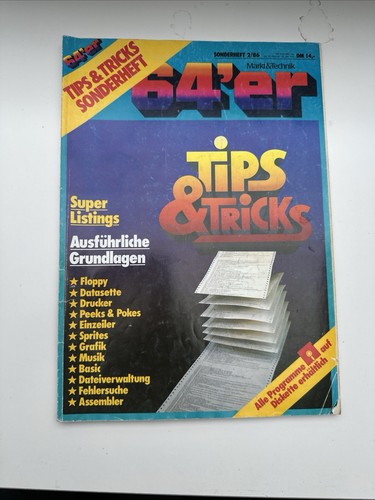 64er sonderheft tips - 64er, &