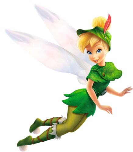 Prinzessin tinkerbell wandbild - prinzessin,