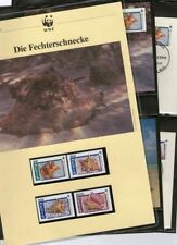WWF 1990 Nevis Die Fechterschnecke Mi. Nr. 523-26 komplettes Kapitel