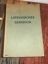 DDR LATEINISCHES LESEBUCH - Verlag Volk u. Wissen , Berlin